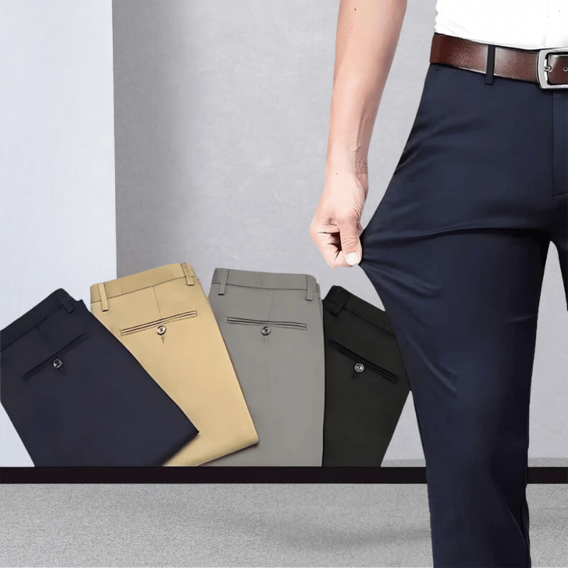 Théo - Pantalon Stretch Décontracté avec Confort Casual