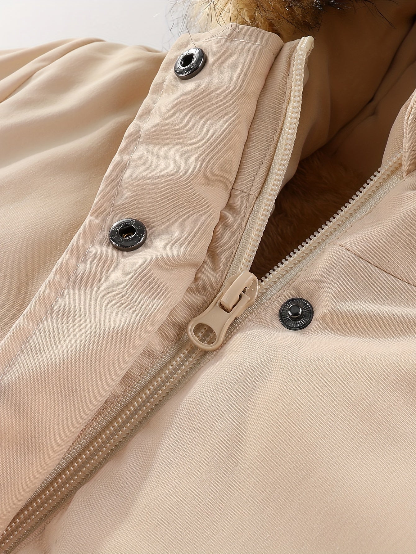Sophia - Parka matelassée avec fourrure synthétique pour filles