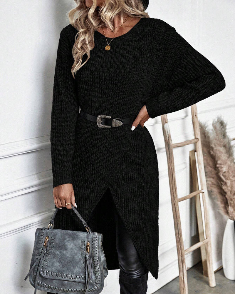 Lopez - Robe pull en tricot moderne