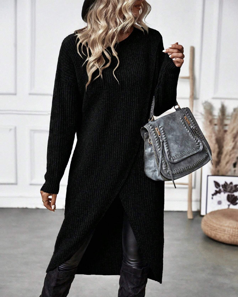 Lopez - Robe pull en tricot moderne