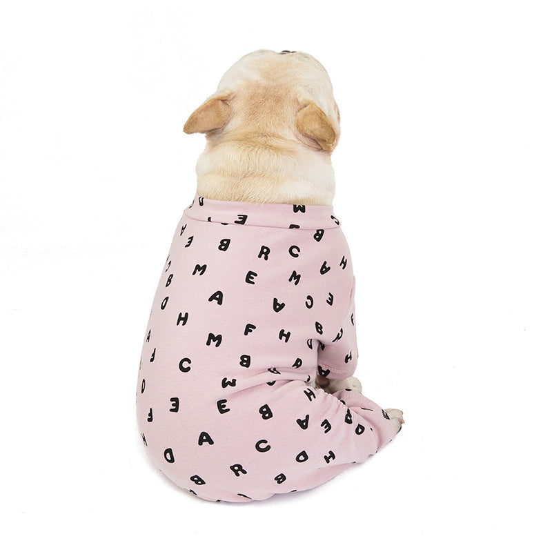 PawComfort - Sweat à capuche en laine polaire pour chien avec impression de lettres - parfait pour l'automne