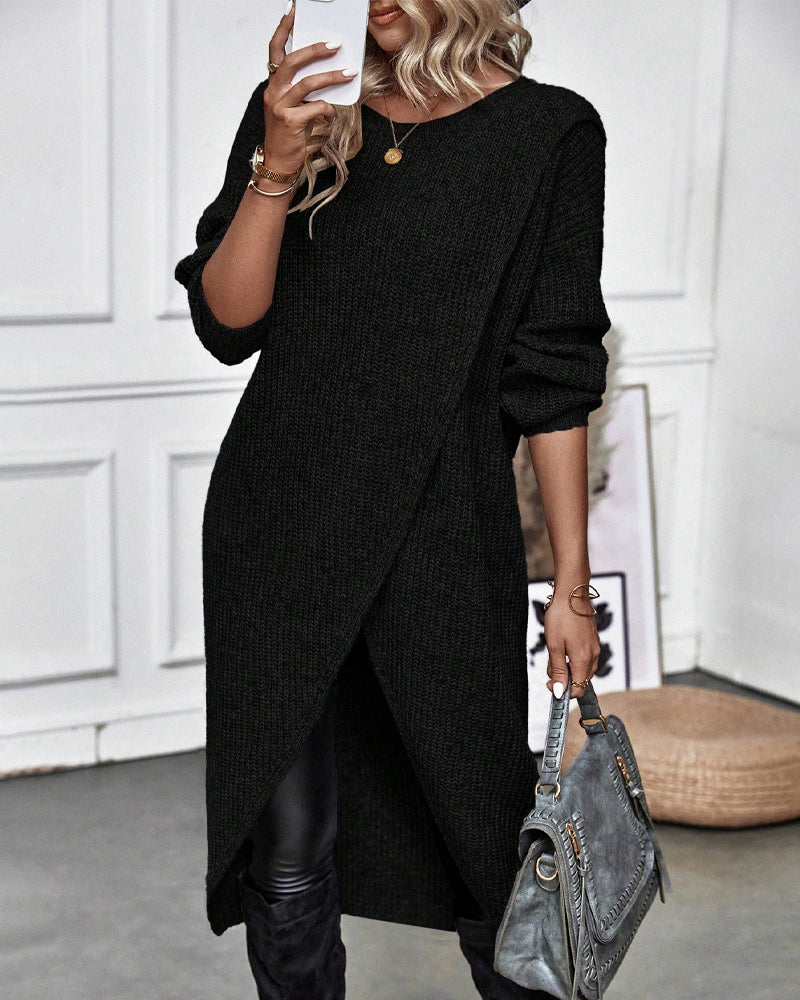 Lopez - Robe pull en tricot moderne