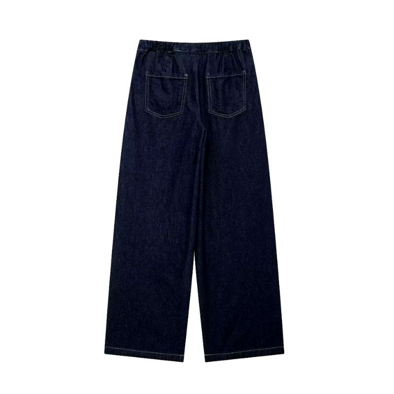 Ensemble denim urbain ample pour femmes