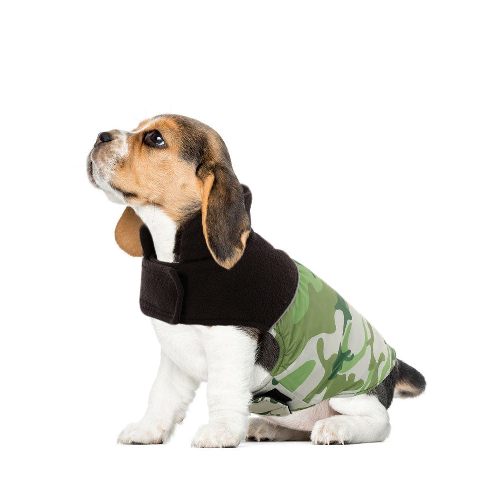 PawComfort - Manteau réversible pour chien avec coutures camouflage | Style et confort