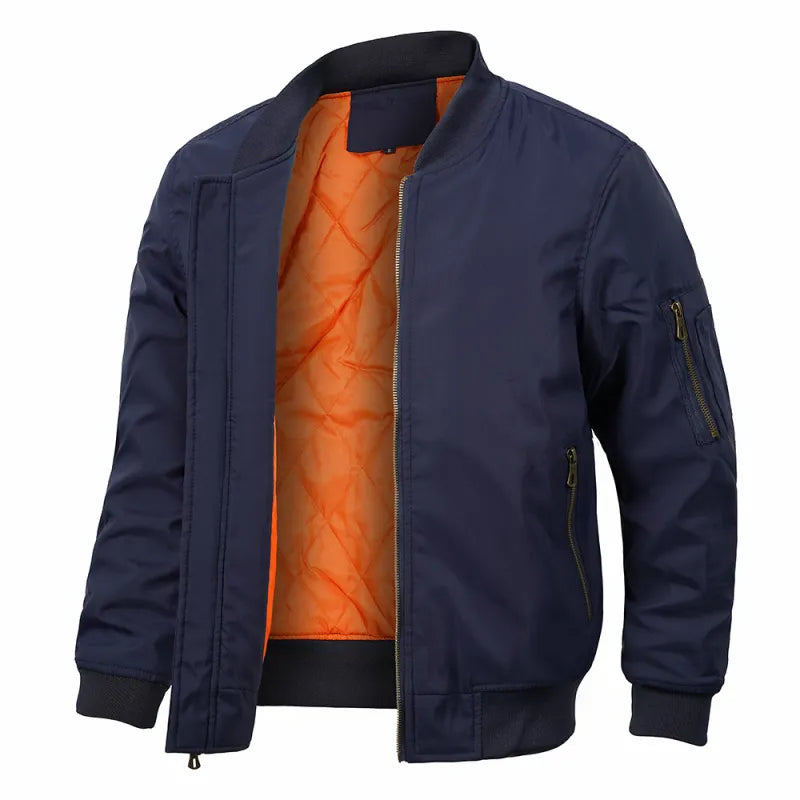 Tim - Blouson Bomber pour Homme - Avec Fermeture Éclair - Tendance et Confortable