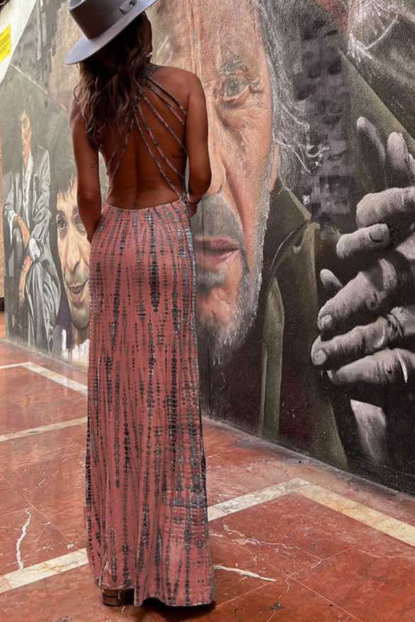 Lina - Robe maxi colorée et élégante