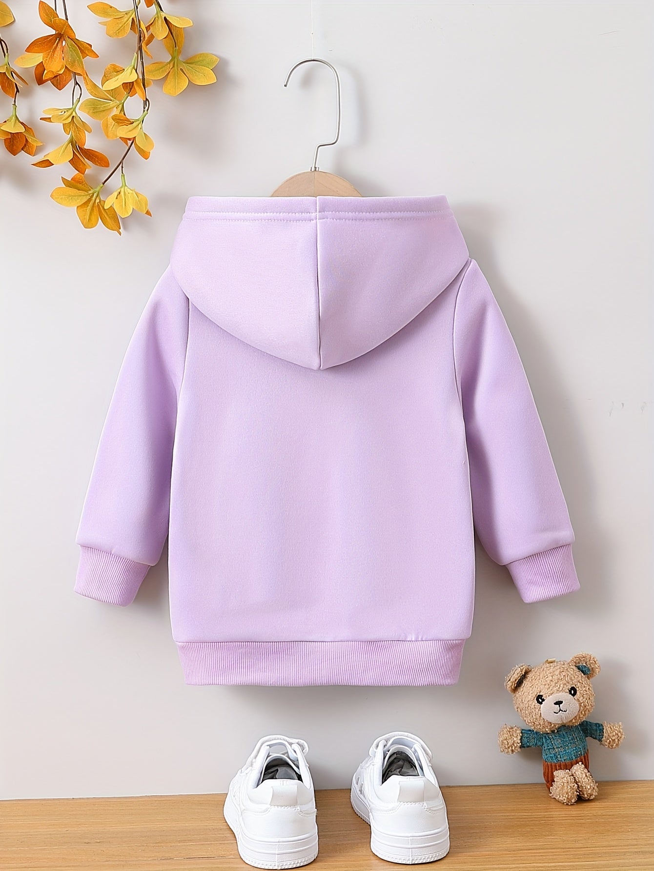 Zoe - Sweat à capuche pour petites filles avec imprimé d'animaux de dessin animé