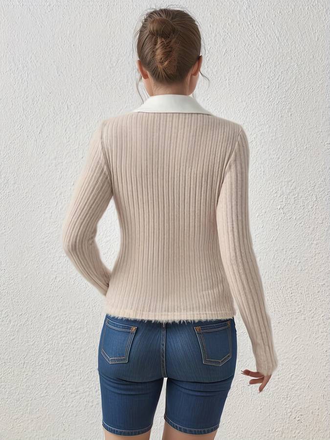 Sophie - Le pull tricoté mode