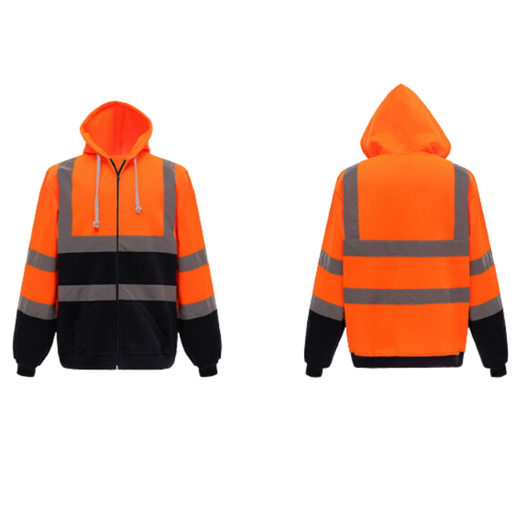 Sven - Veste d'hiver zippée réfléchissante pour hommes