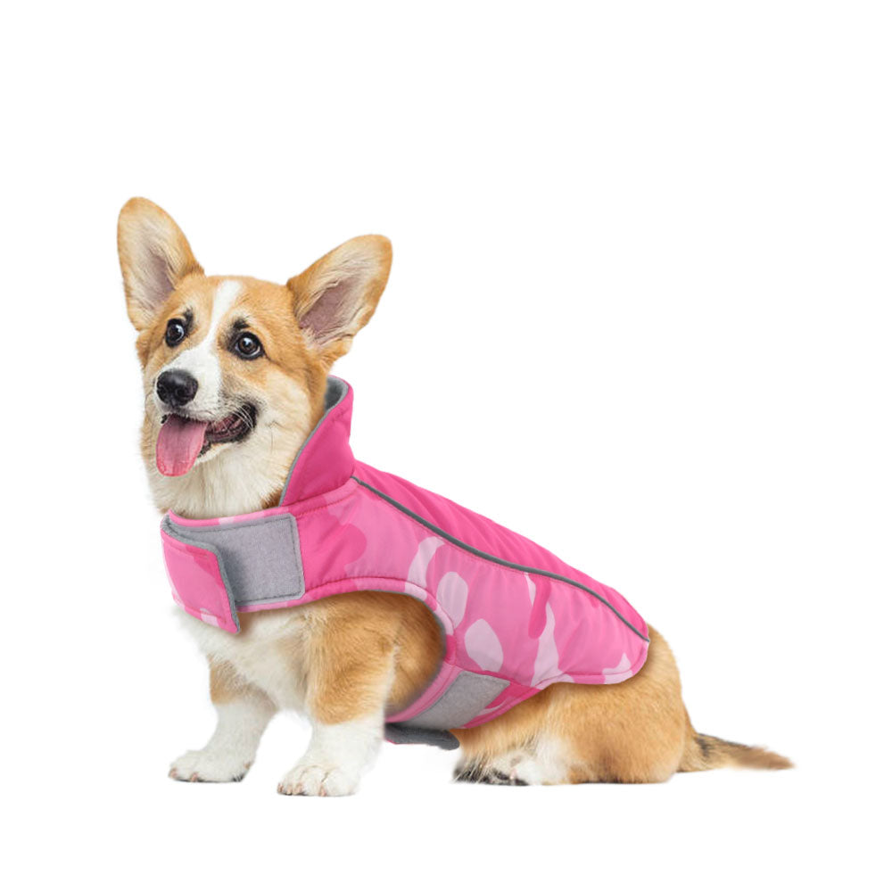 PawComfort - Manteau de camouflage pour chien avec coutures réfléchissantes - Sécurité et style