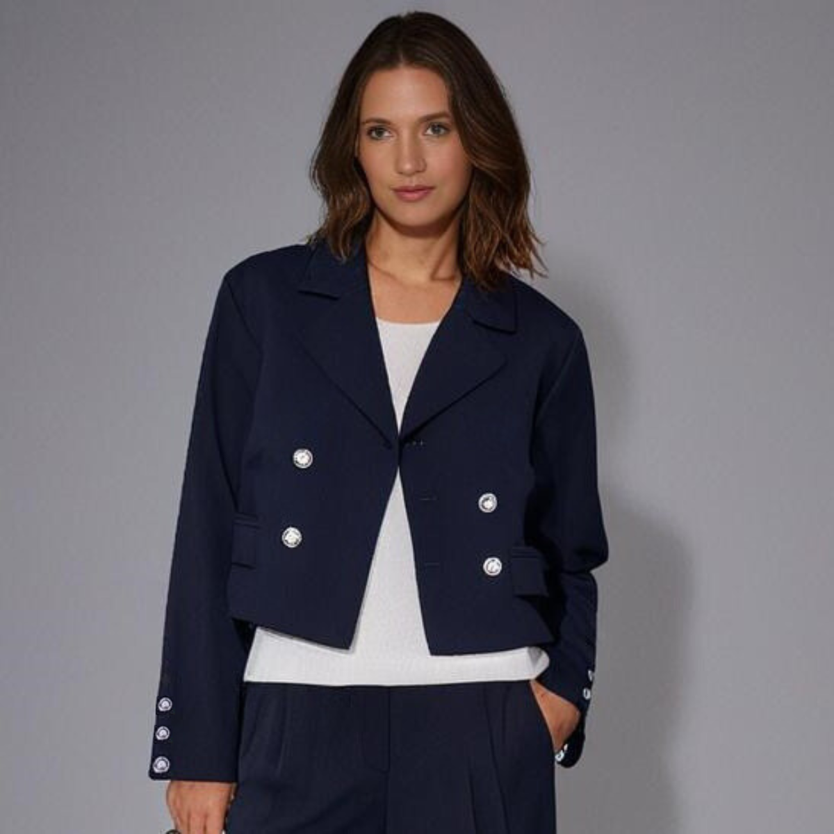 Lena - Blazer Britannique Oversized pour Femmes