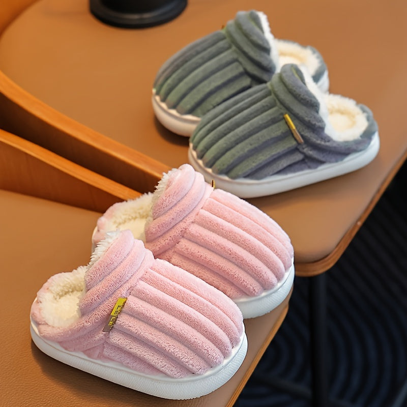 Lily - Chaussons doux en peluche pour garçons et filles