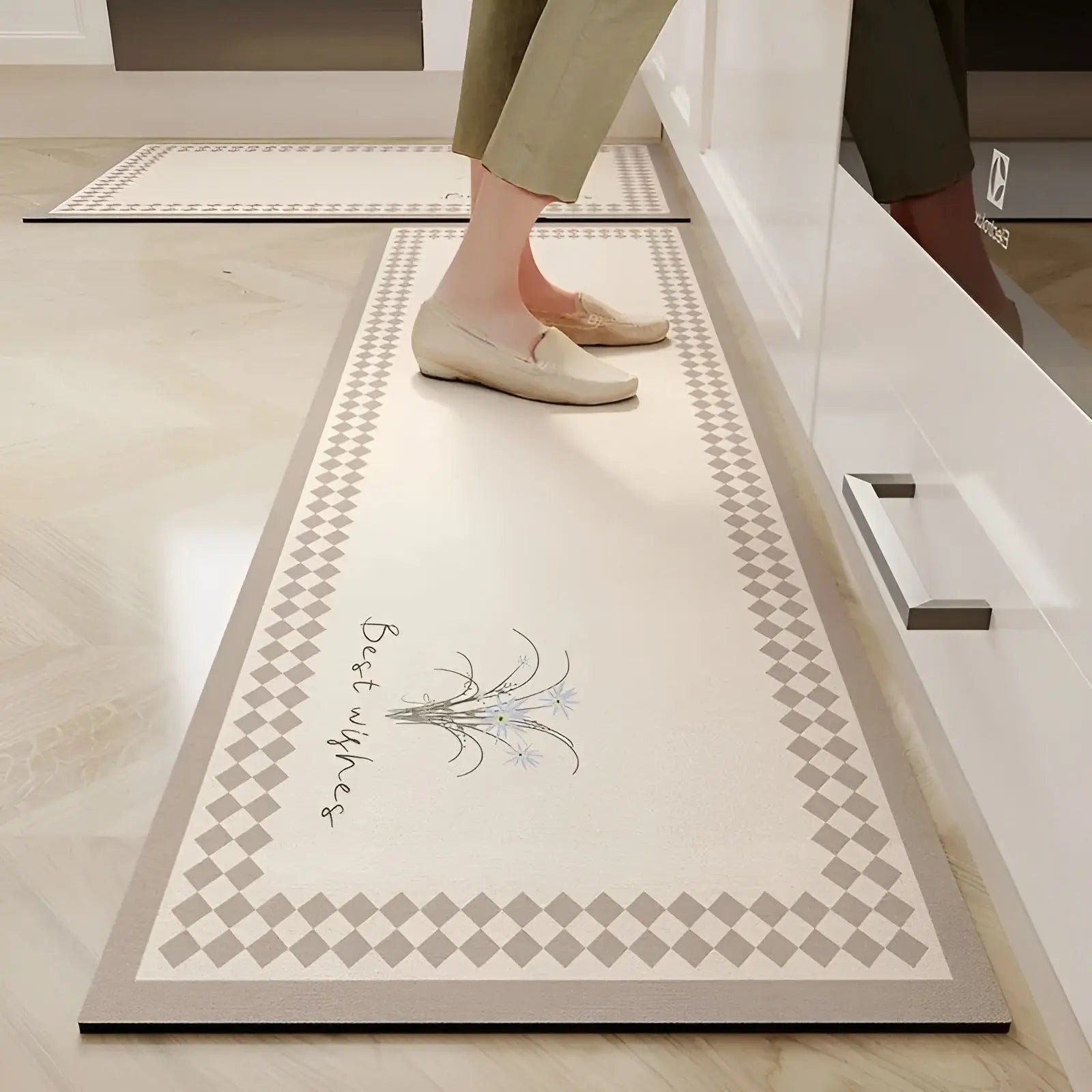 Tapis de baignoire AquaDry - Tapis à séchage rapide et antidérapant pour la salle de bain