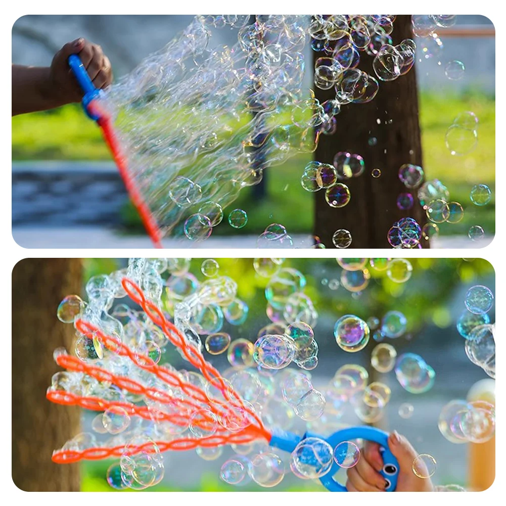 Bâton à Bulles Smiley avec 32 Trous - BubbleWave pour des Bulles Infinies