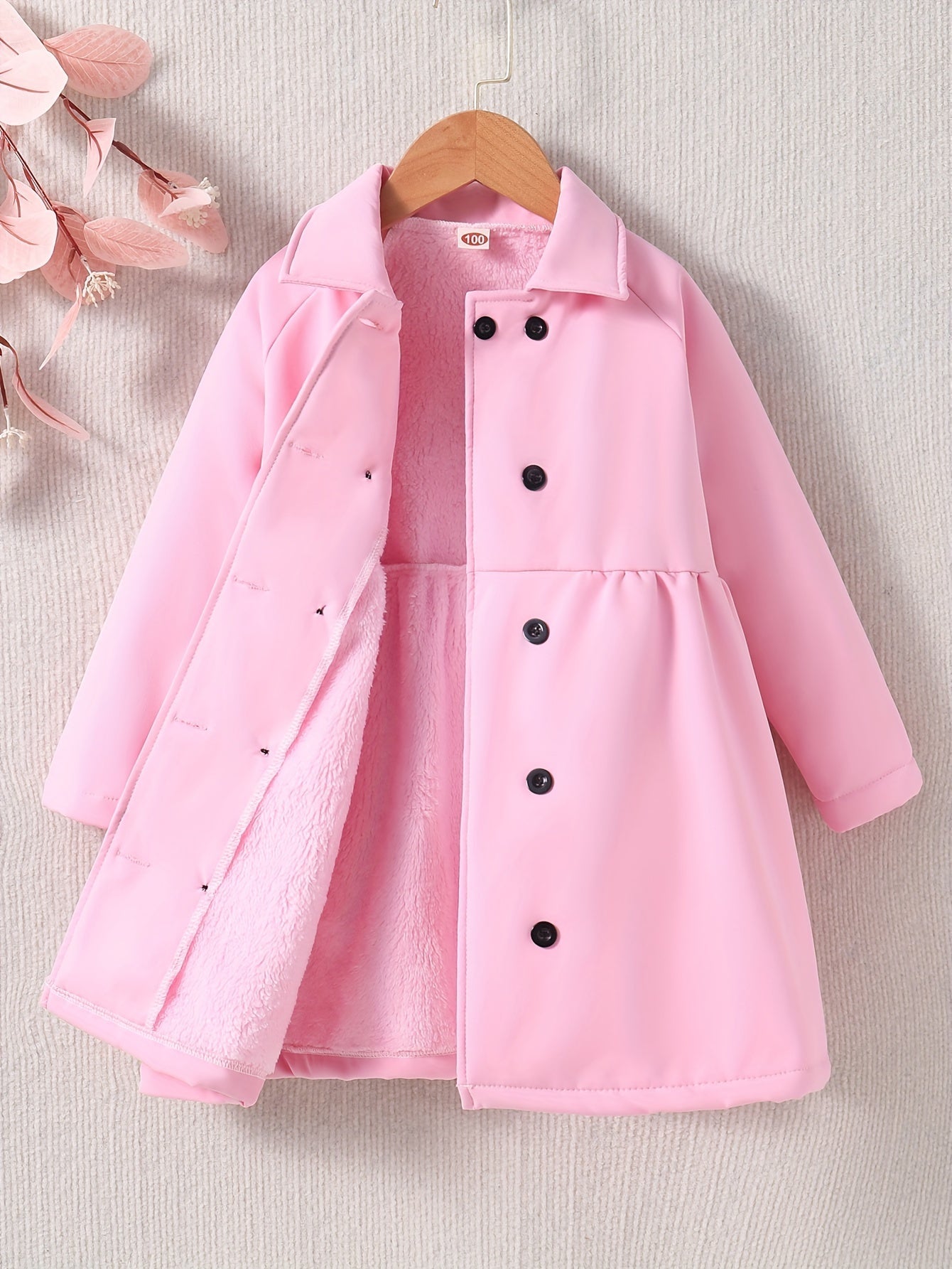 Luna - Manteau d'hiver doublé en polaire pour tout-petits