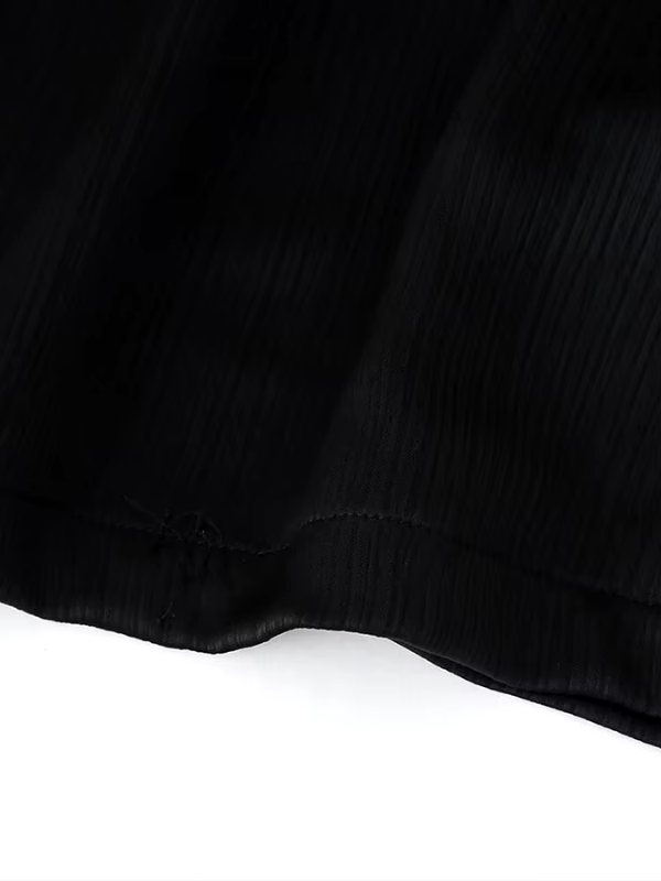 Ensemble décontracté noir pour femmes 2 pièces