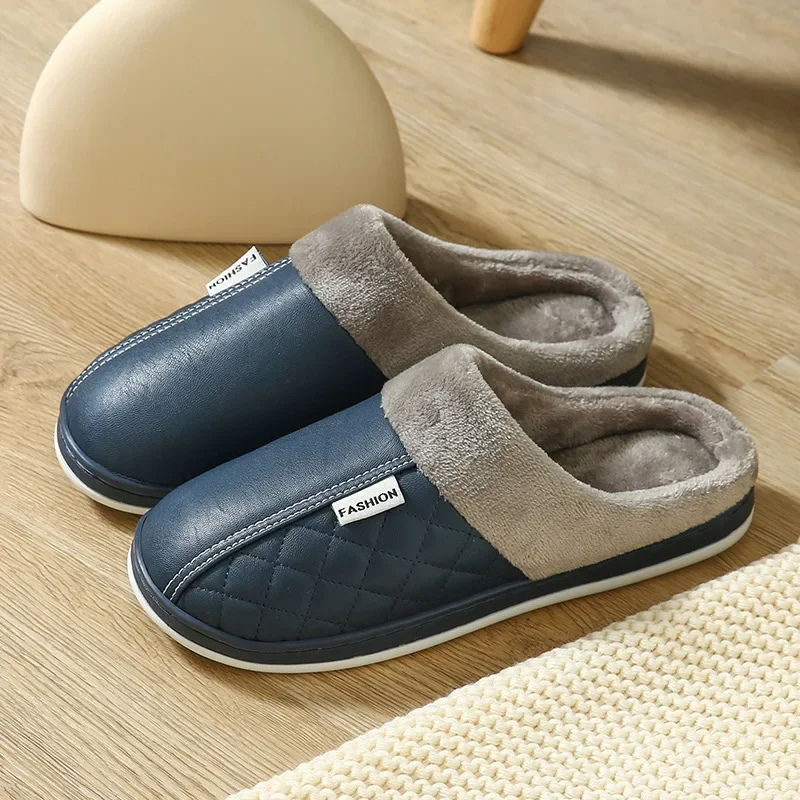 Tessa - Chaussons pour Femme à Bout Rond et Fourrure Antidérapante