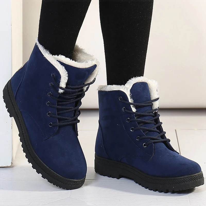 Esmee - Chaussures d'hiver à semelle haute en fourrure Femme