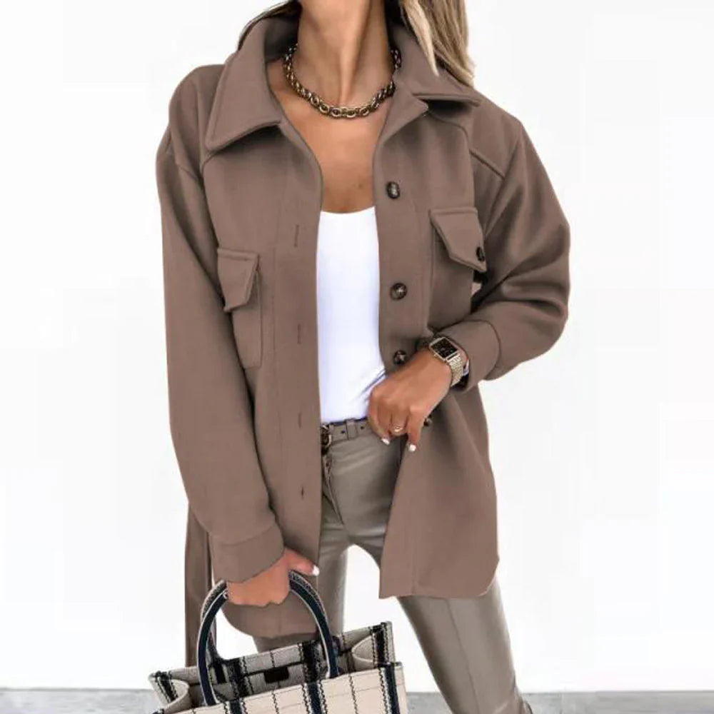 Manteau élégant pour femmes pour l'automne et l'hiver