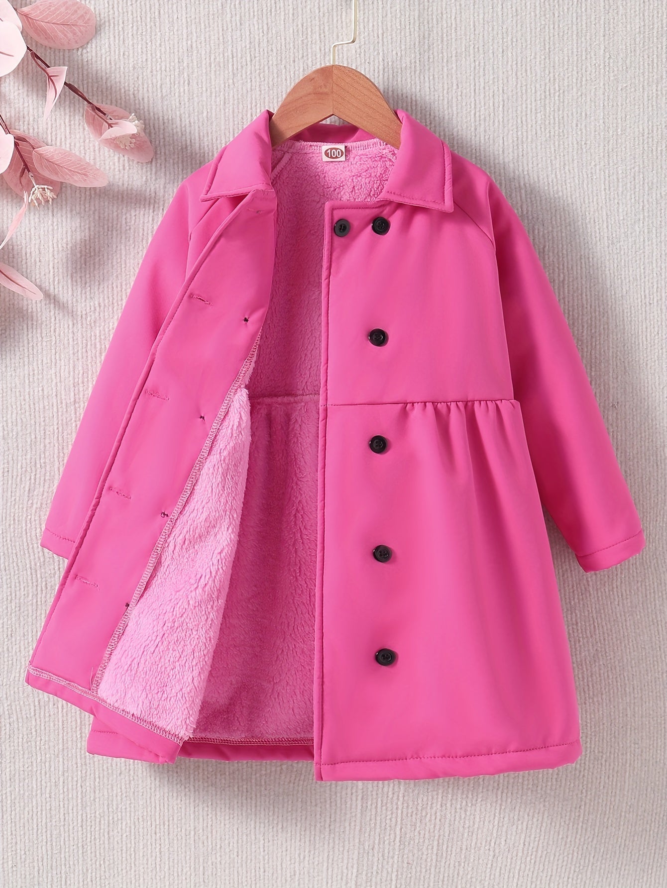 Luna - Manteau d'hiver doublé en polaire pour tout-petits