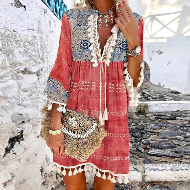 Laura - Robe bohème estivale chic