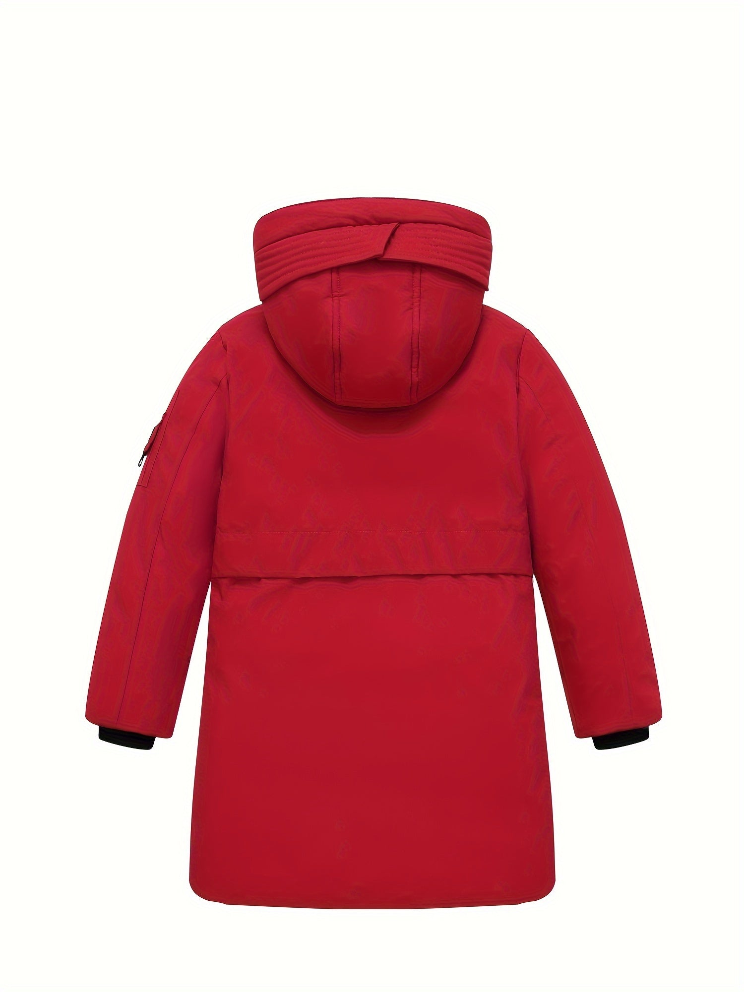 Veste d'hiver pour garçons avec capuche et fermeture éclair