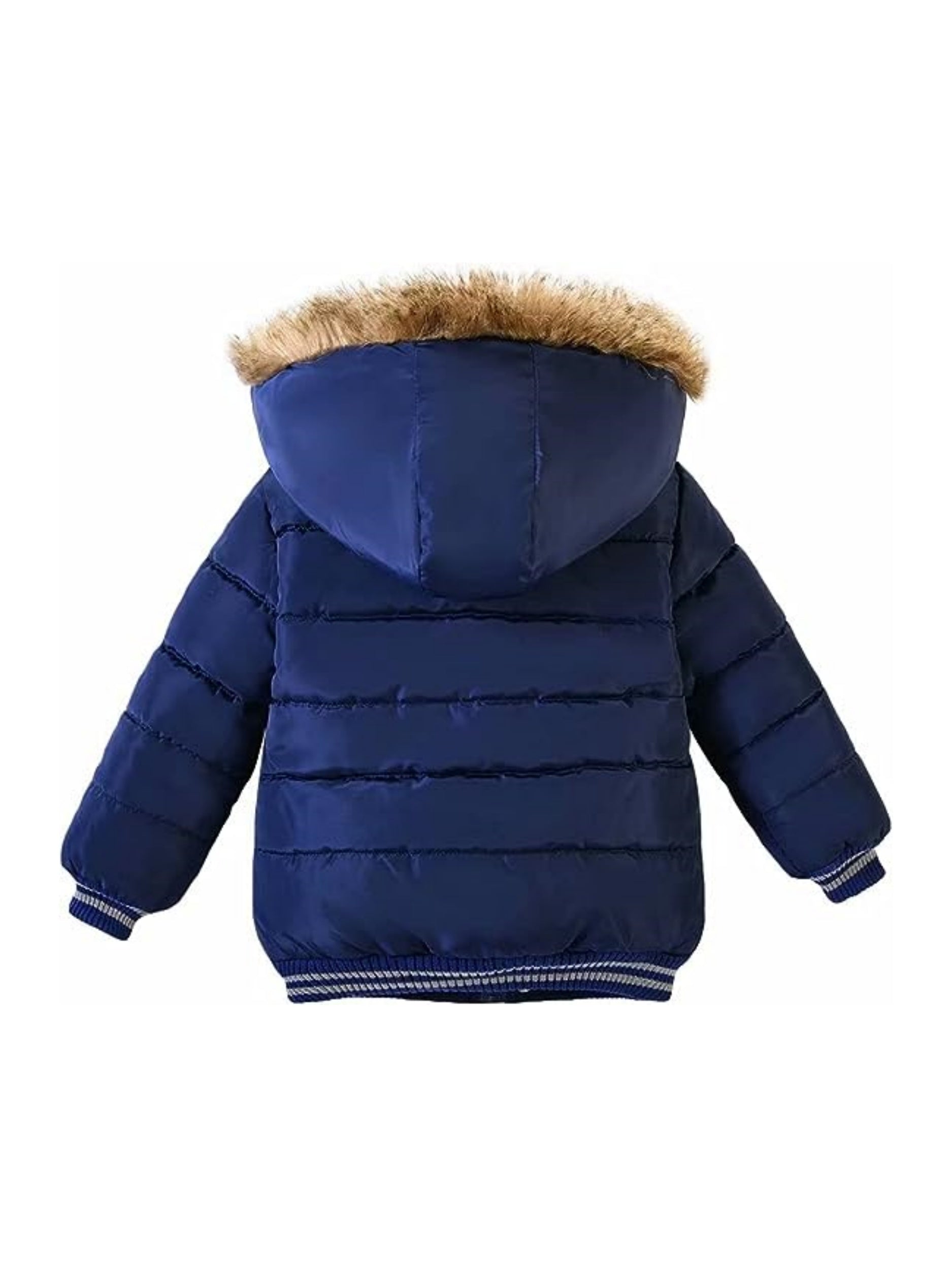 Veste d'hiver matelassée pour garçons avec capuche