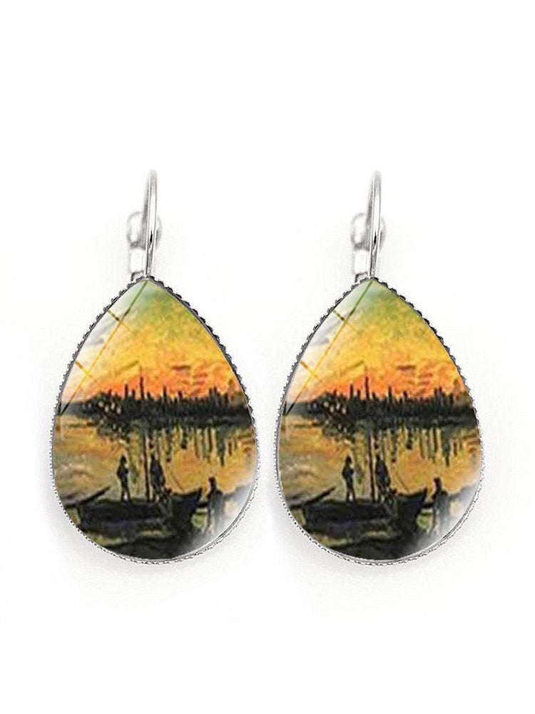 BelleRue - Boucles d'oreilles Vintage Vincent Art Series