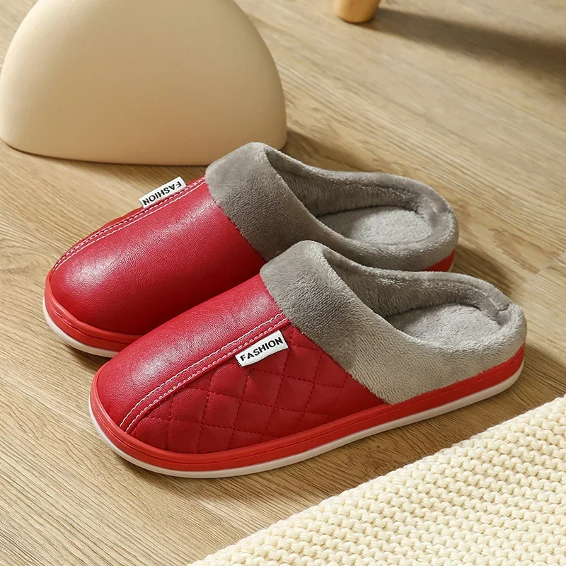 Tessa - Chaussons pour Femme à Bout Rond et Fourrure Antidérapante