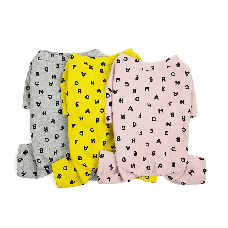 PawComfort - Sweat à capuche en laine polaire pour chien avec impression de lettres - parfait pour l'automne