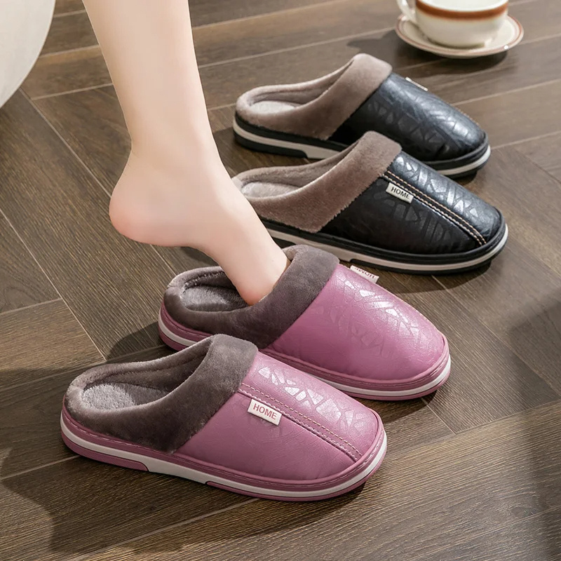 Romy - Pu -leren Ladies Slippers
