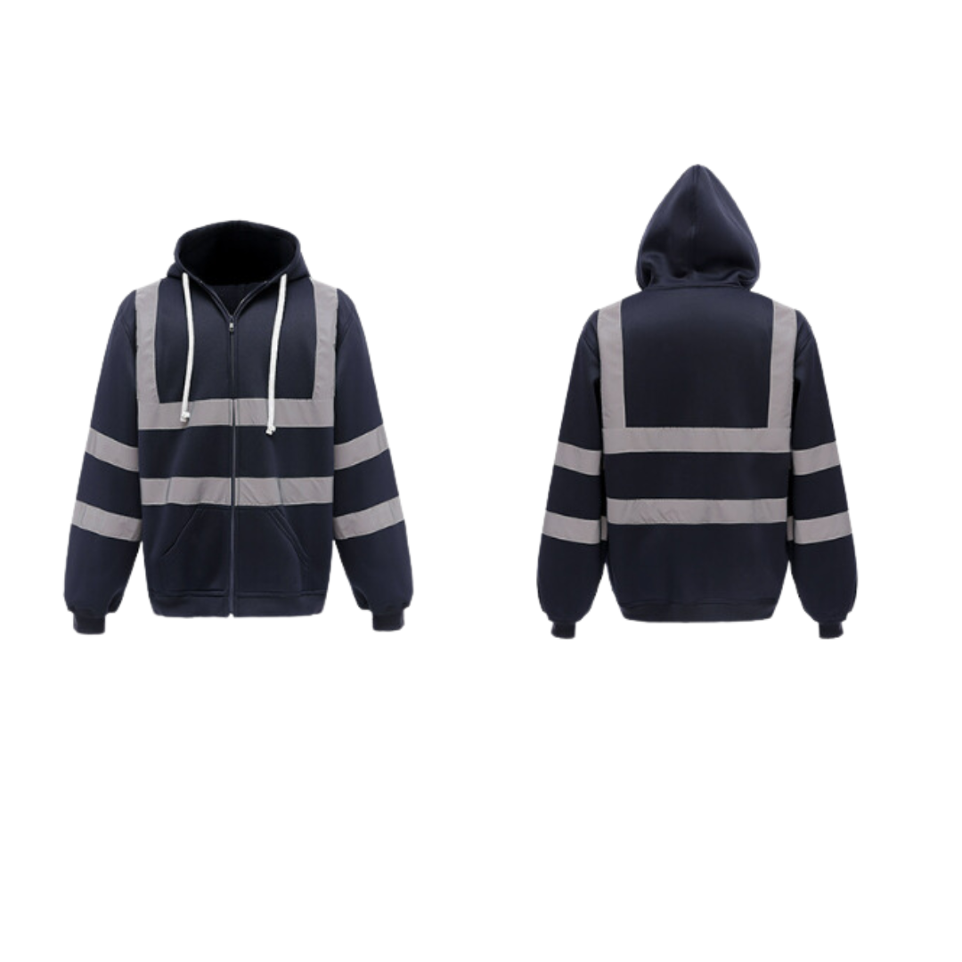 Sven - Veste d'hiver zippée réfléchissante pour hommes