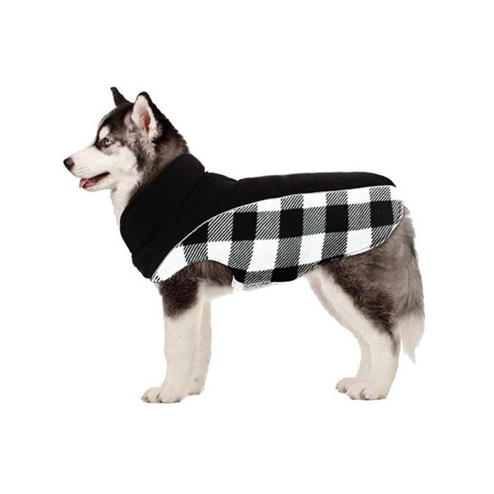 PawComfort - Manteau d'hiver réversible en tartan pour chiens | Classique et chaleureux