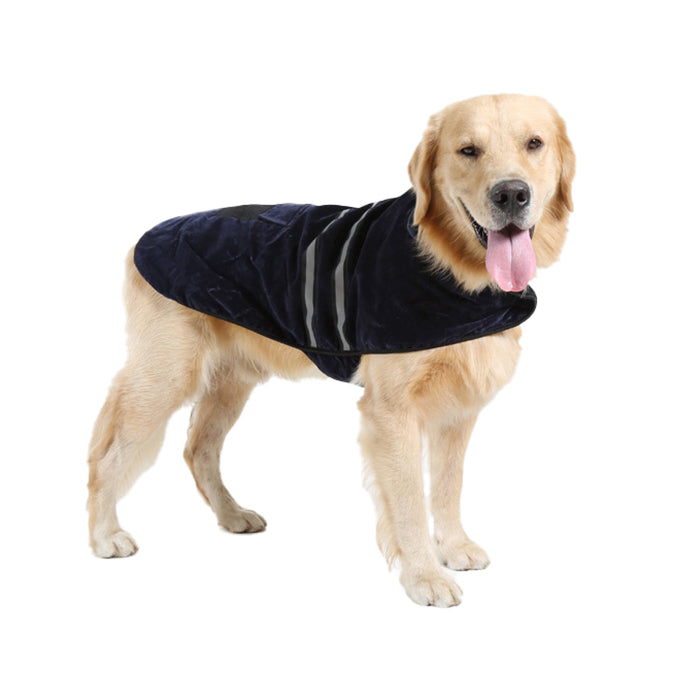 PawComfort - Manteau réfléchissant pour chien avec harnais et fermeture Velcro | Idéal pour les aventures hivernales