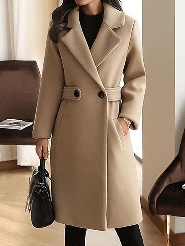 Stella - Manteau de Luxe pour Femme - Ceinture Trench - Style Élégant