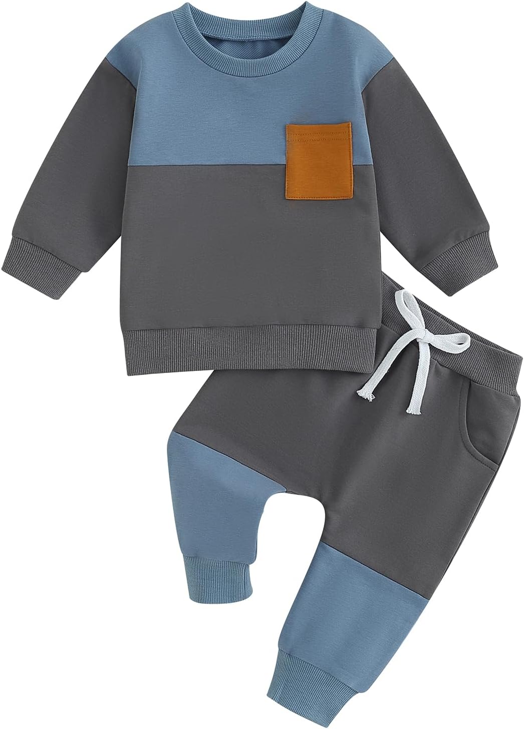 Ensemble d'Hiver Baby Jogger - Sweatshirt Contrasté et Pantalon pour le Confort par Temps Froid