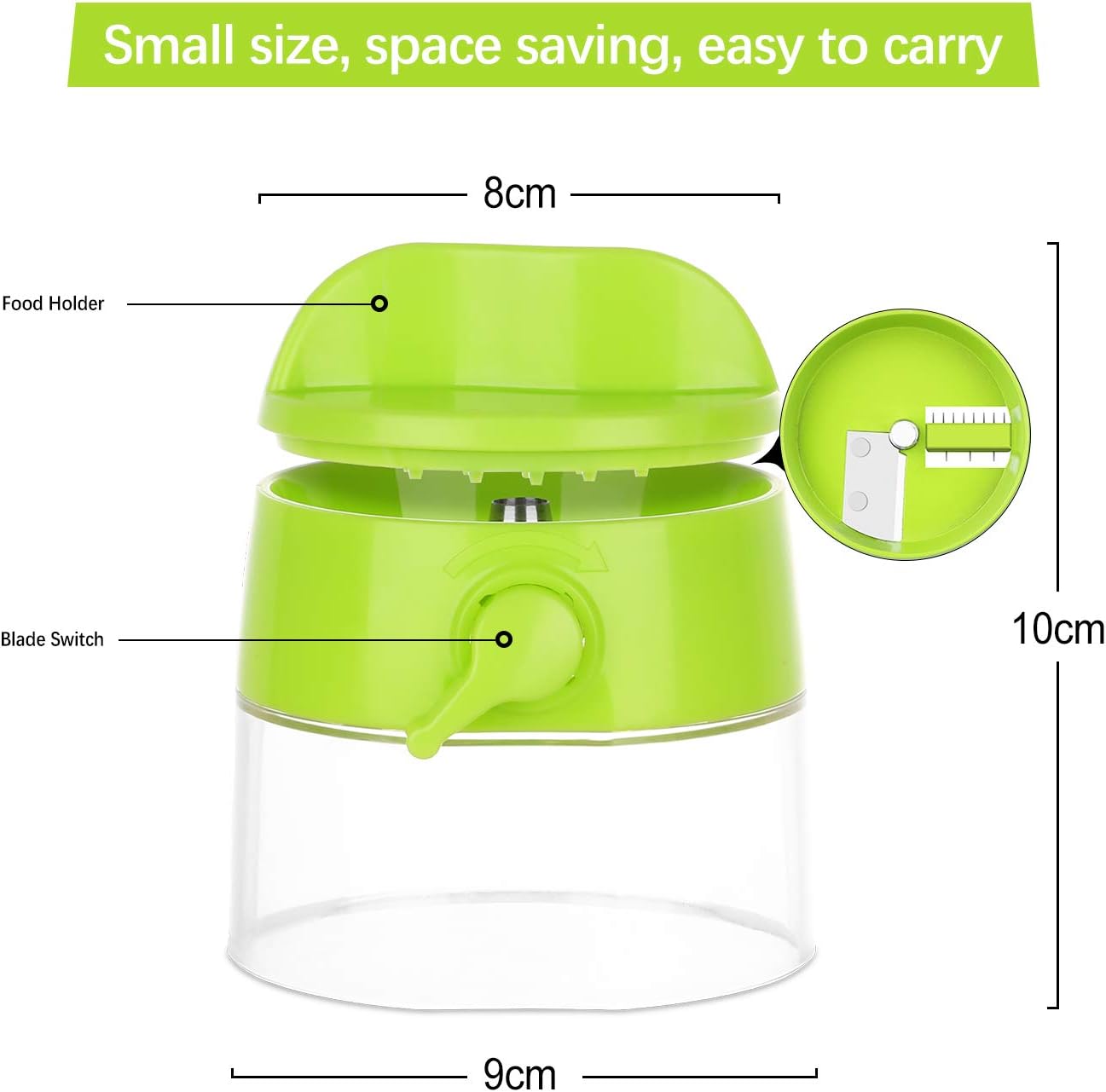 4-en-1 Zoodle Maker – Spiraleuse à légumes