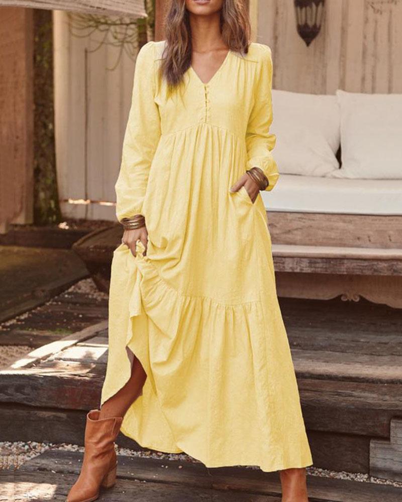 Petra - Robe maxi rétro vintage