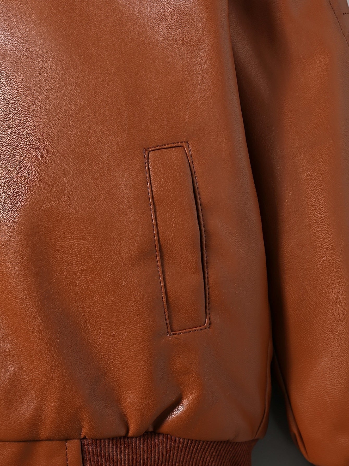 Veste mi-longue à fermeture éclair pour garçons