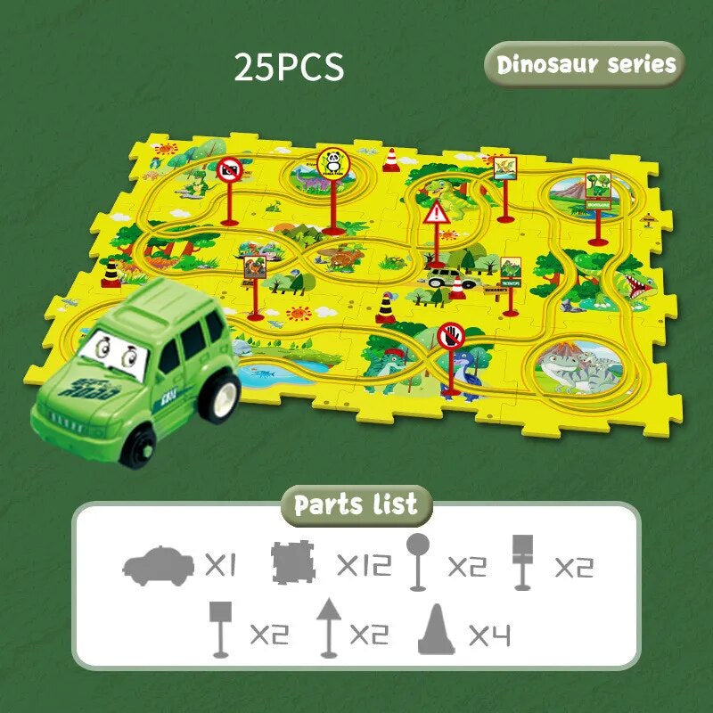 Ensemble de Puzzles Éducatifs sur les Véhicules – CleverKids pour les Petits Casse-Tête