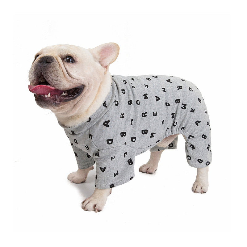 PawComfort - Sweat à capuche en laine polaire pour chien avec impression de lettres - parfait pour l'automne