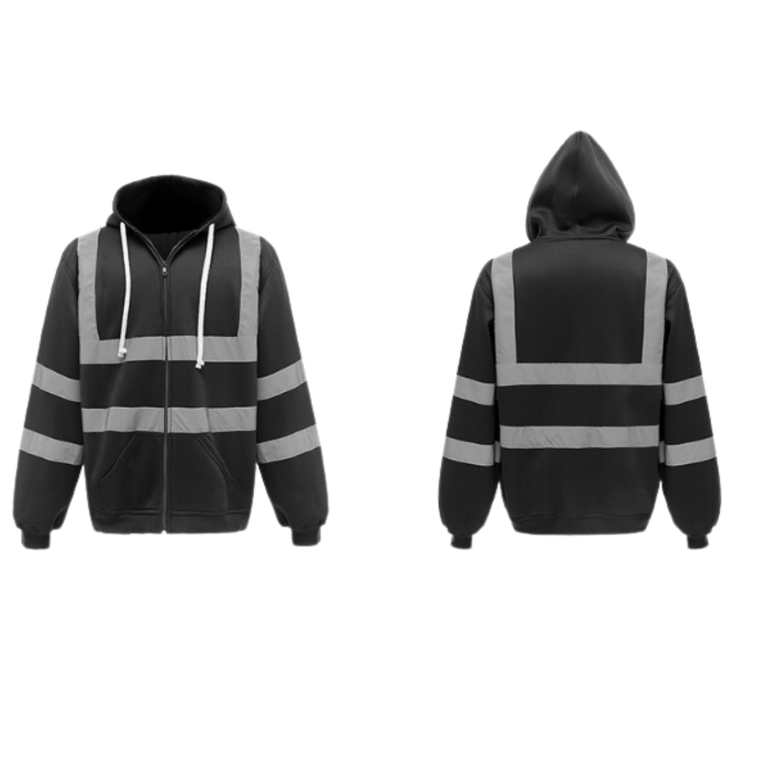 Sven - Veste d'hiver zippée réfléchissante pour hommes