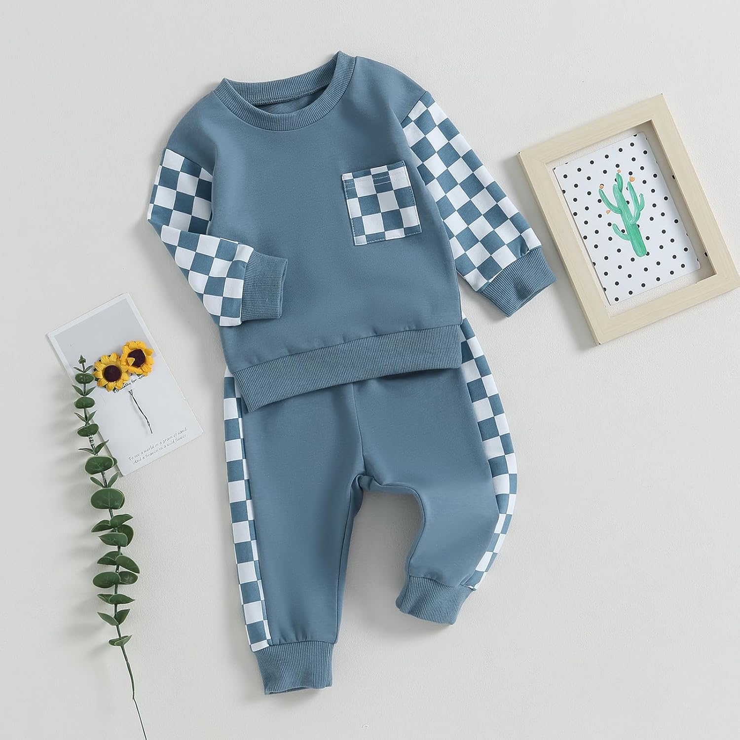 Ensemble d'Hiver Baby Jogger - Sweatshirt Contrasté et Pantalon pour le Confort par Temps Froid