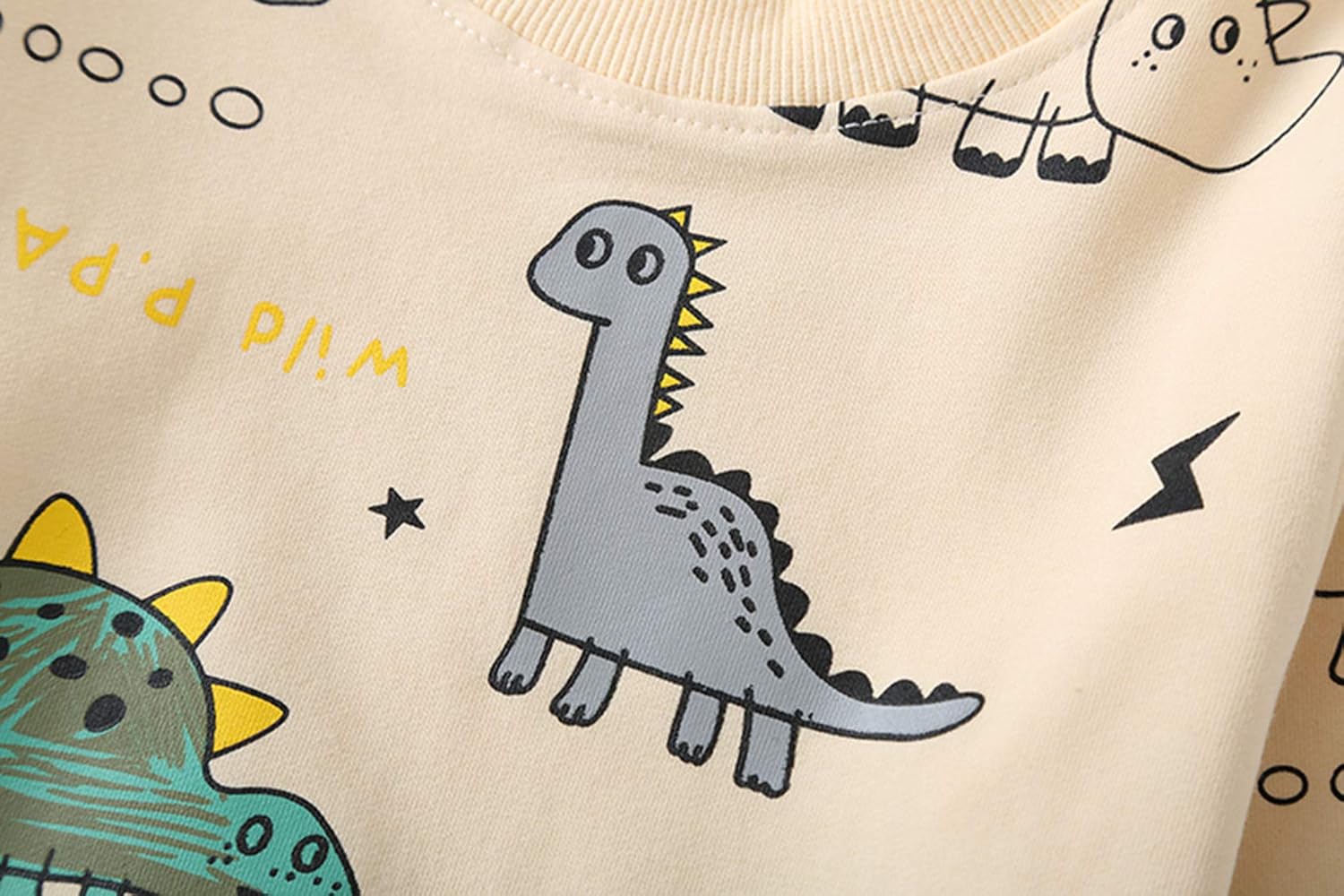 Ensemble pour Enfants avec Imprimé Dinosaure pour Garçons - Vêtements Amusants pour le Petit Amateur de Dinosaures