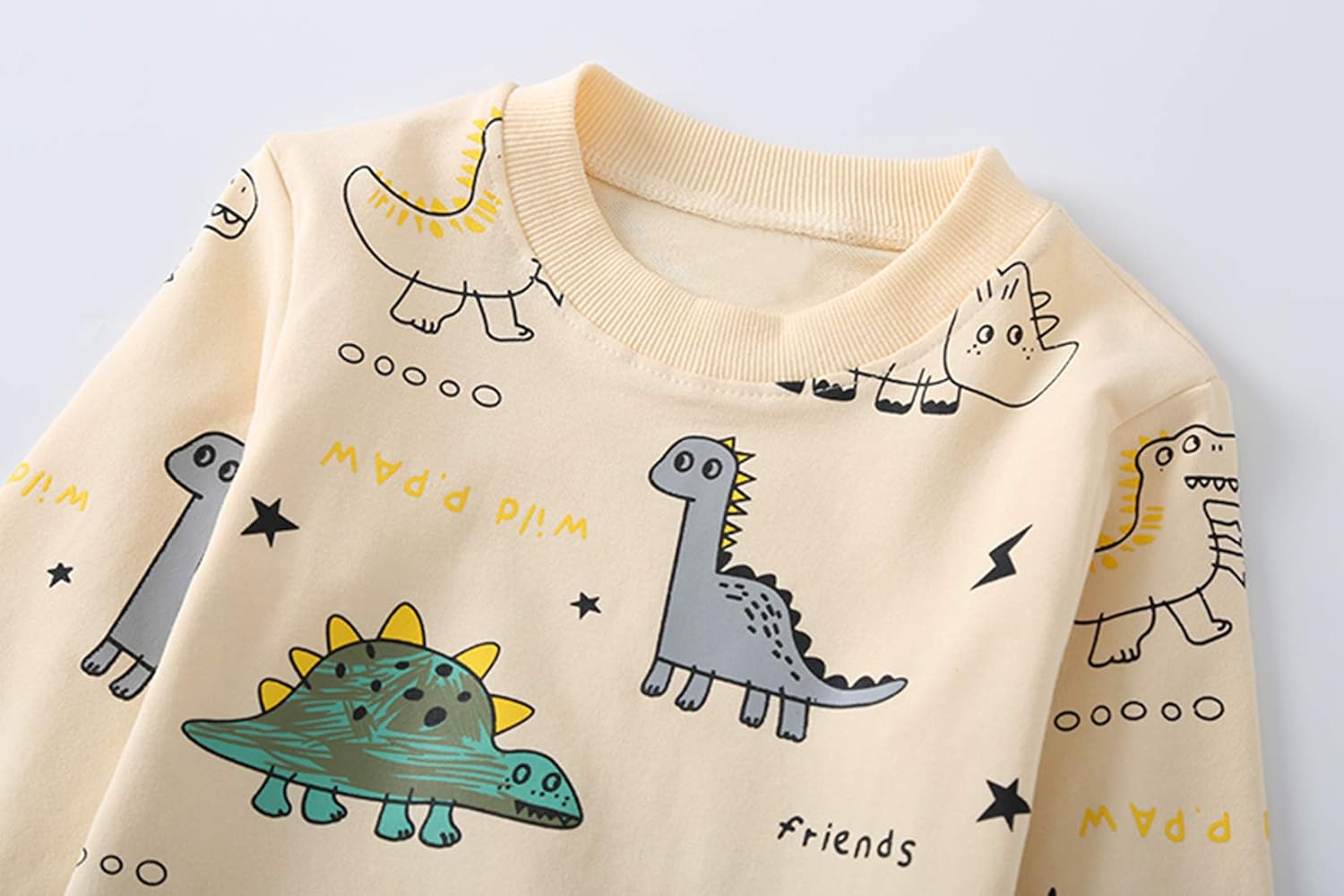 Ensemble pour Enfants avec Imprimé Dinosaure pour Garçons - Vêtements Amusants pour le Petit Amateur de Dinosaures