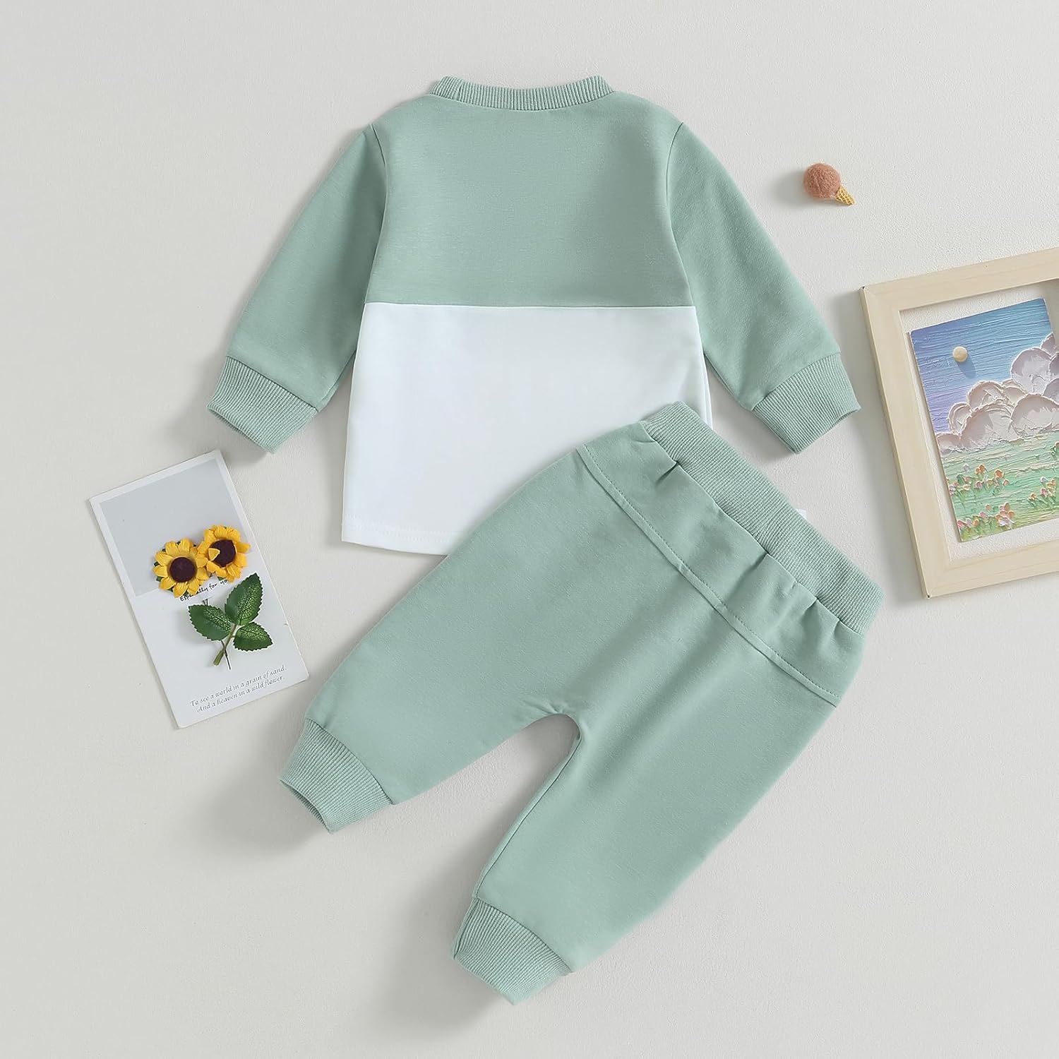 Ensemble d'Hiver Baby Jogger - Sweatshirt Contrasté et Pantalon pour le Confort par Temps Froid