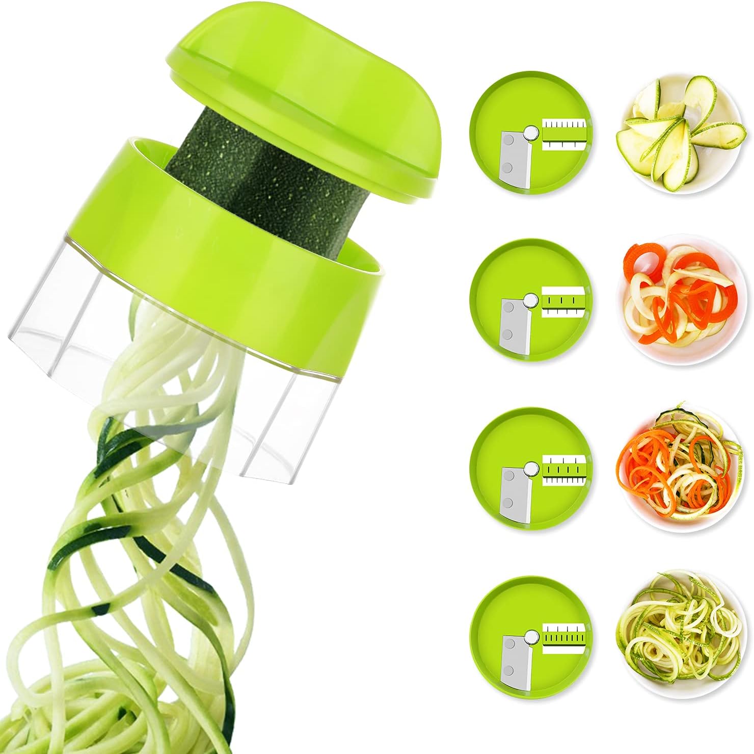 4-en-1 Zoodle Maker – Spiraleuse à légumes