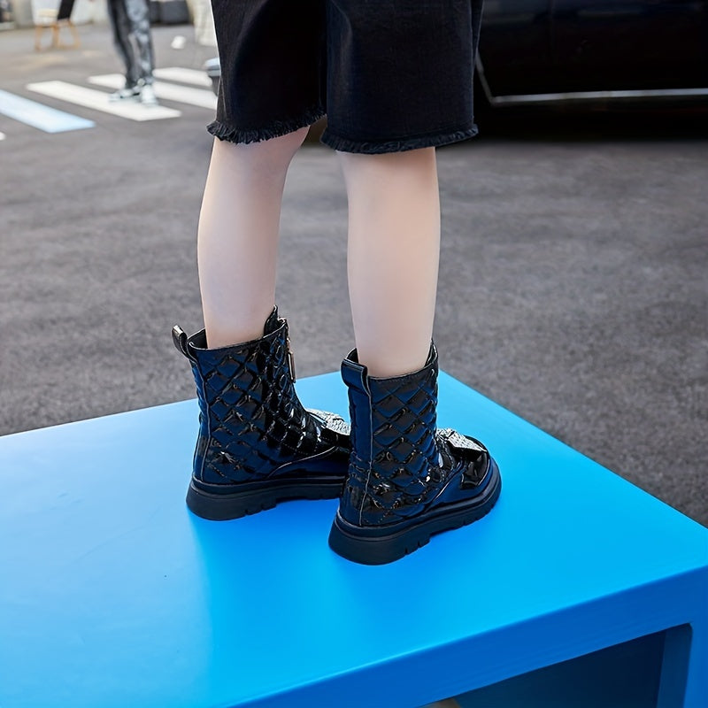 Sophie - Bottines à lacets avec fermeture éclair pour filles