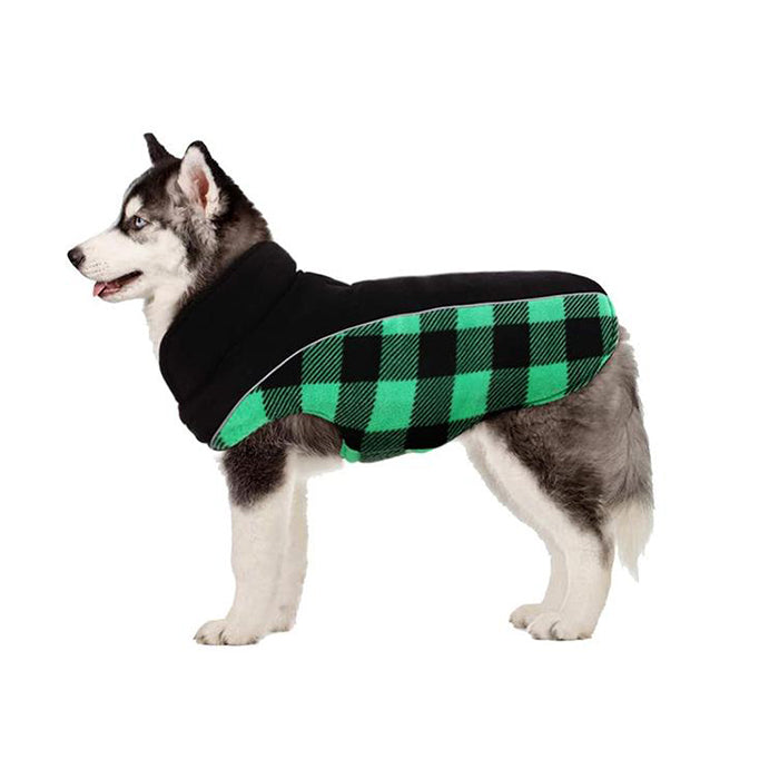 PawComfort - Manteau d'hiver réversible en tartan pour chiens | Classique et chaleureux