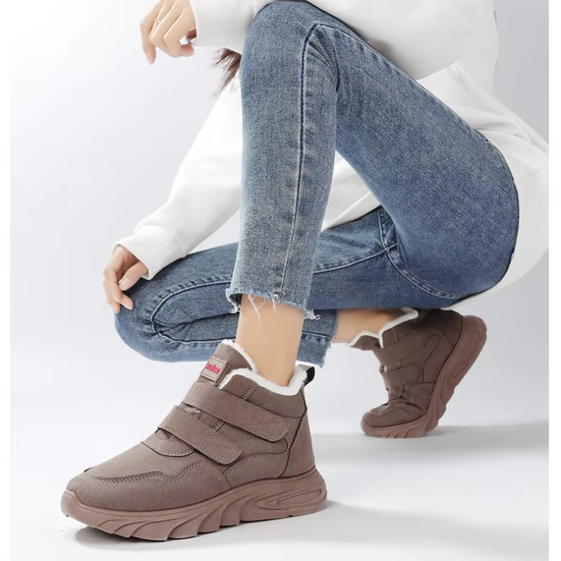 Romy - Chaussures d'hiver confortables et coupe-vent pour dames